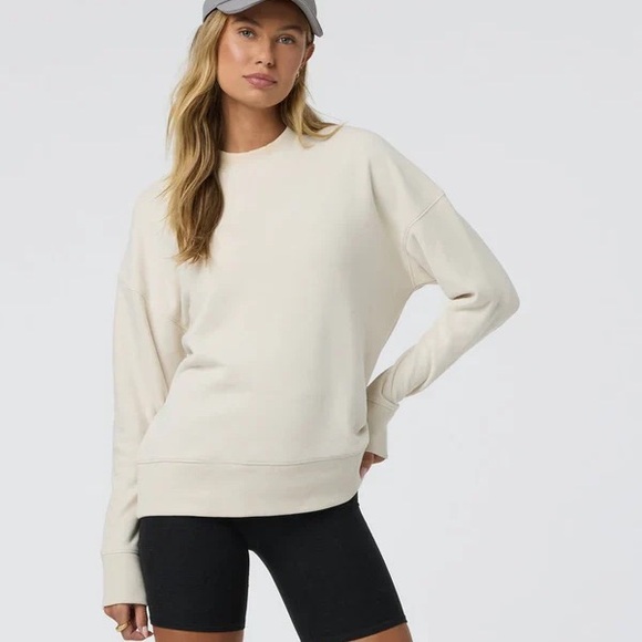 Vuori Tops - Vuori Sedona Weekender Crew - Bone Large